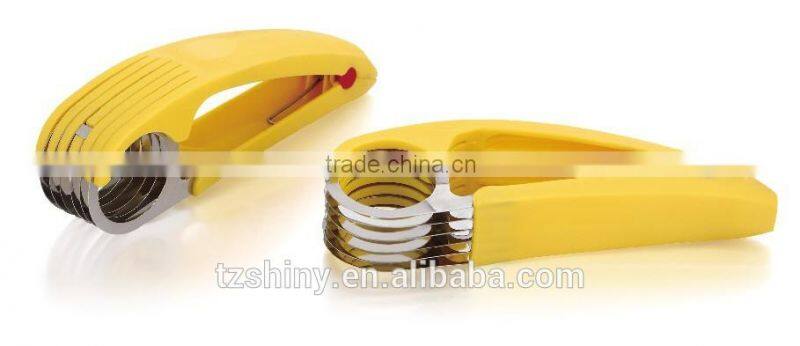 2016 Easy Use Plastic Banana Slice with Stainless Steel Blades Handy Banana Cutter Banana Grinder