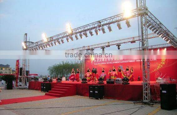 Aluminum Truss System with Mobile Stage lighting truss