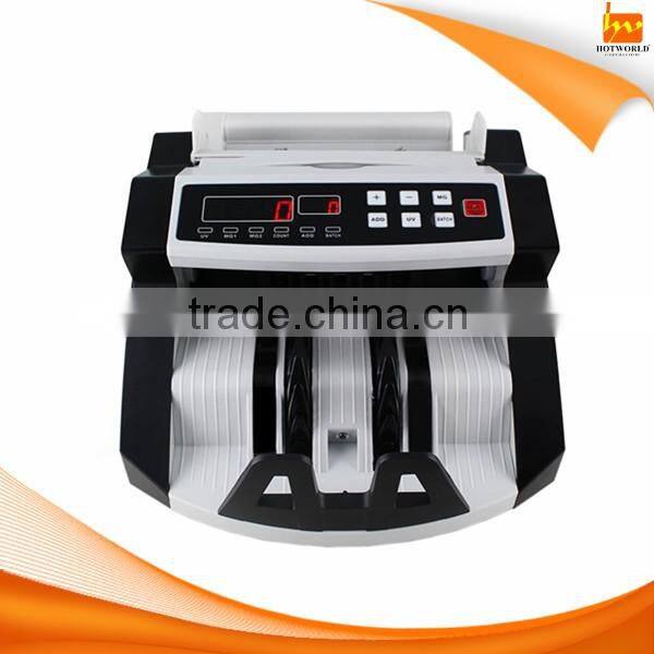 Multi-currency money couner MG UV detector, Supermarket table design cash dounter