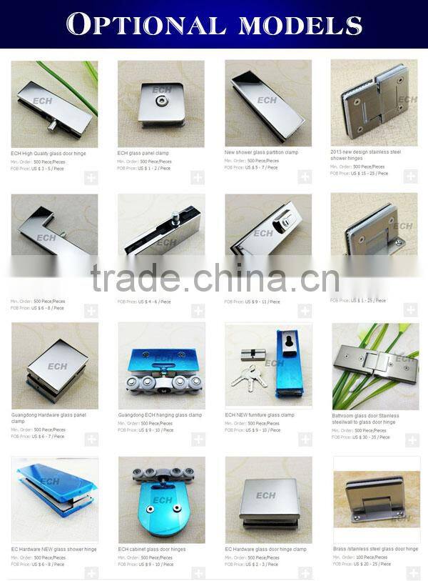 china supplier bathroom series brass glass 180 degree hinge