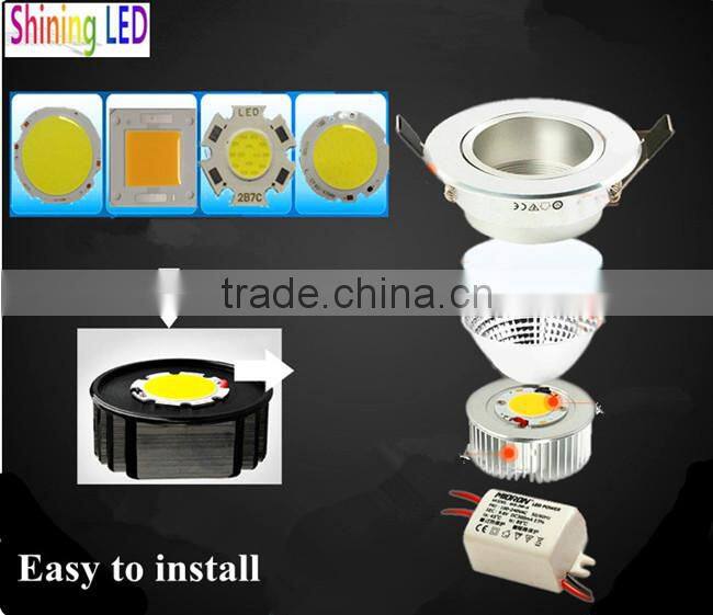 Warm White 2700K 1919 Epistar Bridgelux Chip Ceramic 15 Watt COB LED Diode