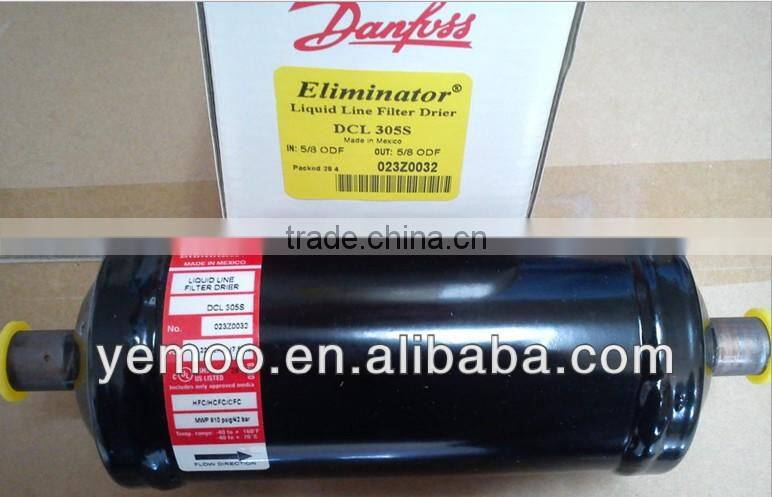 R134a R507 DCL DML liquid filter drier high pressure refrigeration filter drier for sale