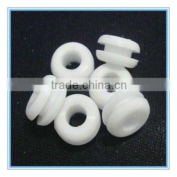 Oyster white silicone grommets