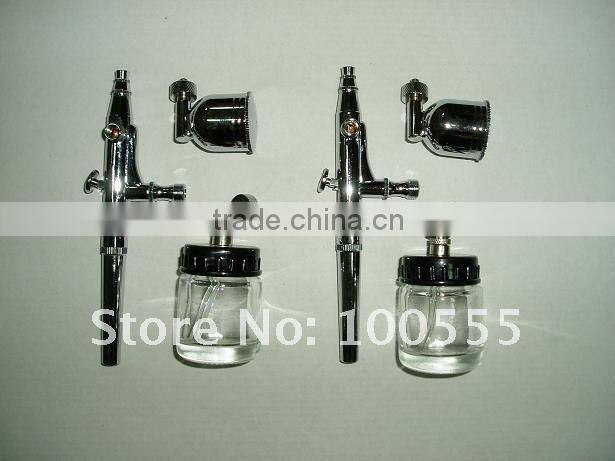 Professional Airbrush Set with 6pcs Airbrush,4pcs Glass Jar,2pcs Metal Cup (PR-812)