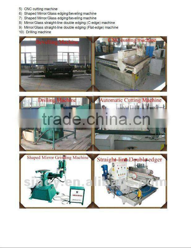 3mm 4mm 5mm Bathroom Mirror Frameless Mirror ,Vanity Mirror ,Bathroom mirror