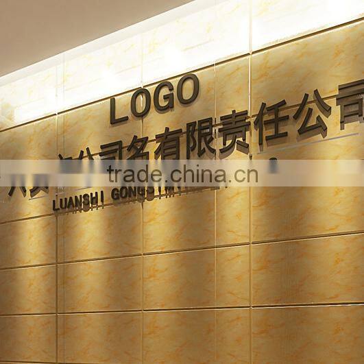 Custom LED backlit signage stainless outdoor sign board material