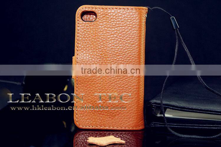 High quality sexy real leather case for iphone 4 4s