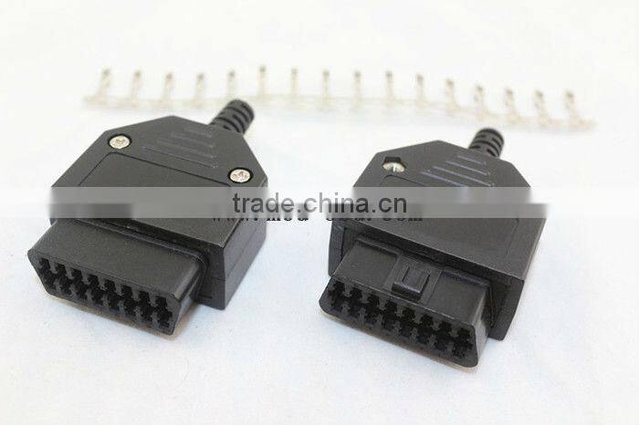 Assembled OBD2 Female Connector with Enclosure andAssembled OBD2 Female Connector