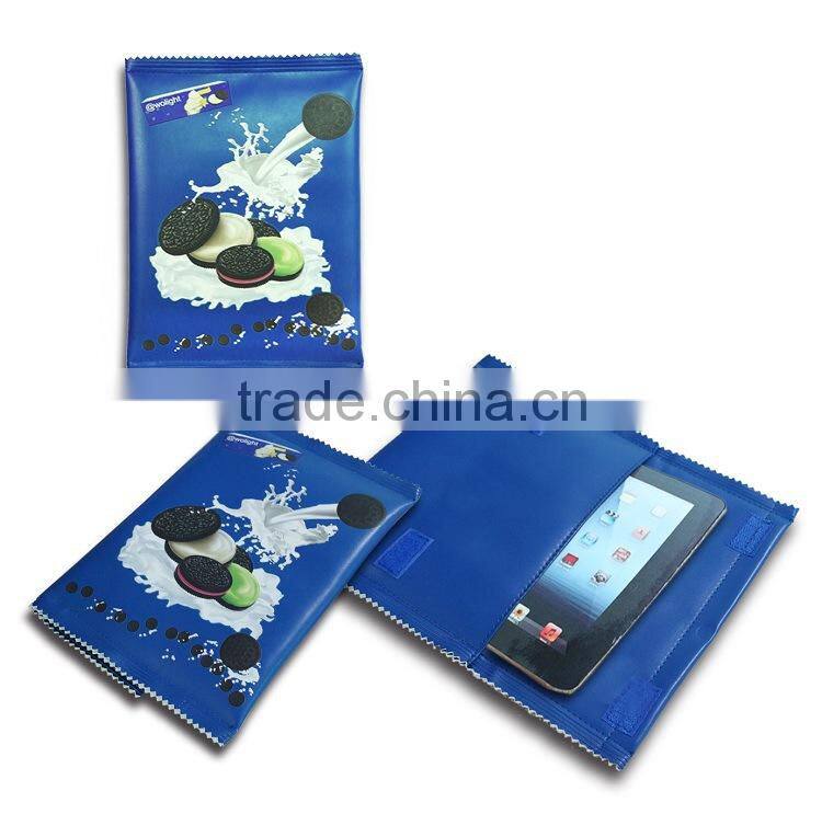 High Quality PU Leather Snack Bag Case for iPad Tablets