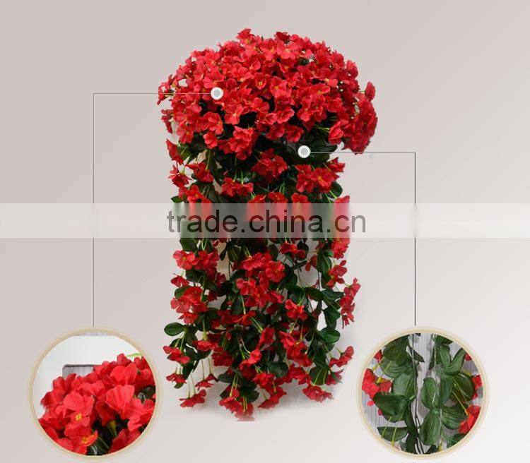 Wholesale purple silk violet flower for wedding