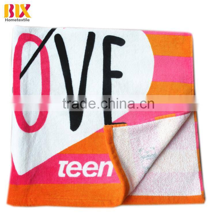 home textile Factory Wholesale 100% cotton personalized funky beach towels