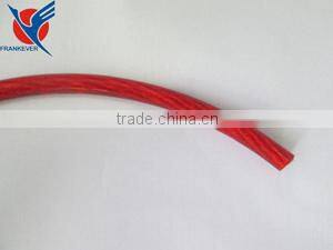 transperent blue flexible car power cable battery cable