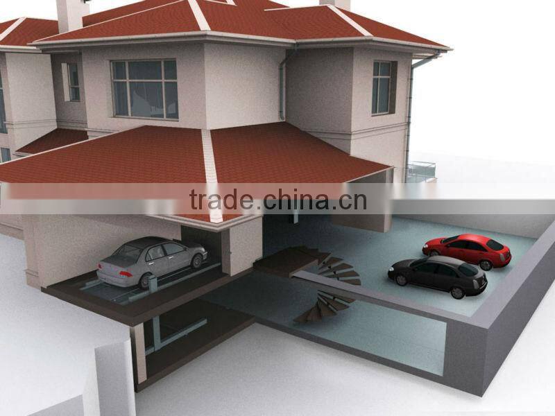 Two level two post car storage parking lift RP-7001