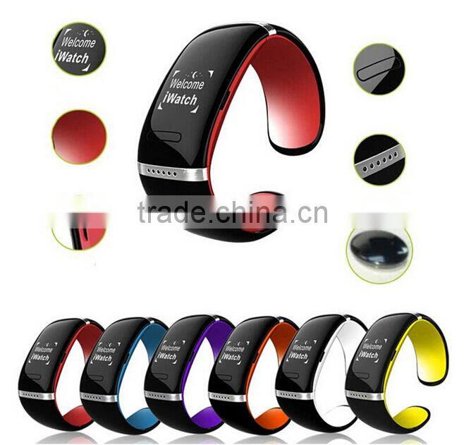 Smart Wristband L12S OLED Bluetooth Bracelet Wrist Watch Design for IOS iPhone/Samsung & Android Phones Wearable Electronic