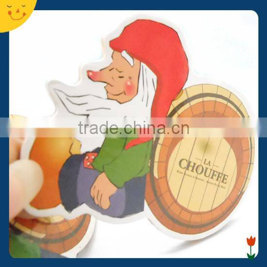Wodden fridge magnet christmas fridge magnet sticker