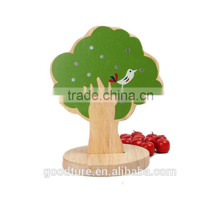 Wooden Magnetic Apple Tree