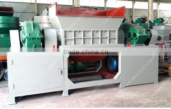 Commercial use two roller rubber tire crusher