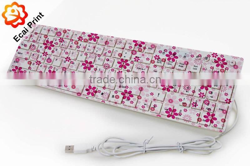 Fashion special customize digital printing keyboard computer