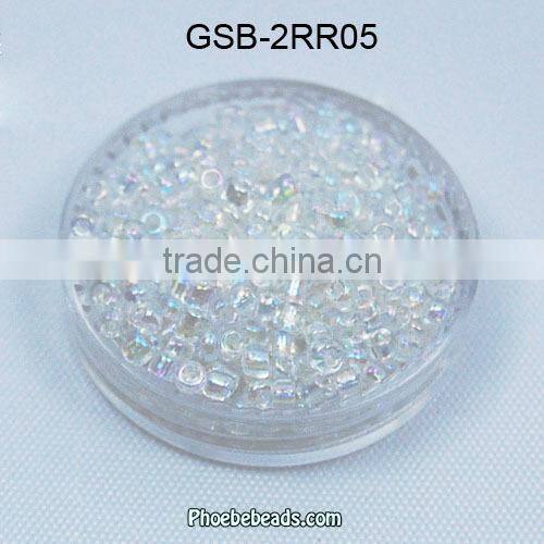 Wholesale 11/0 Rainbow Purple Glass Beads To Make Bracelets Or Necklace GSB-2RR03