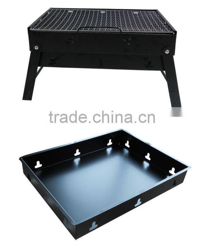 Mini box BBQ grill outdoor portable folding barbecue grill
