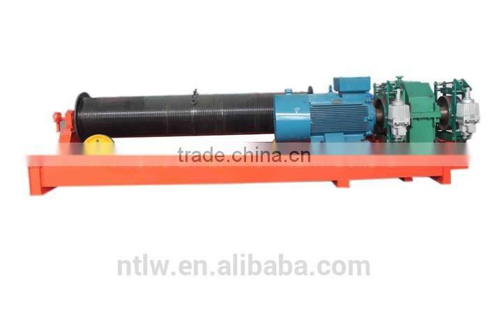 68KN double drum high speed electric winch