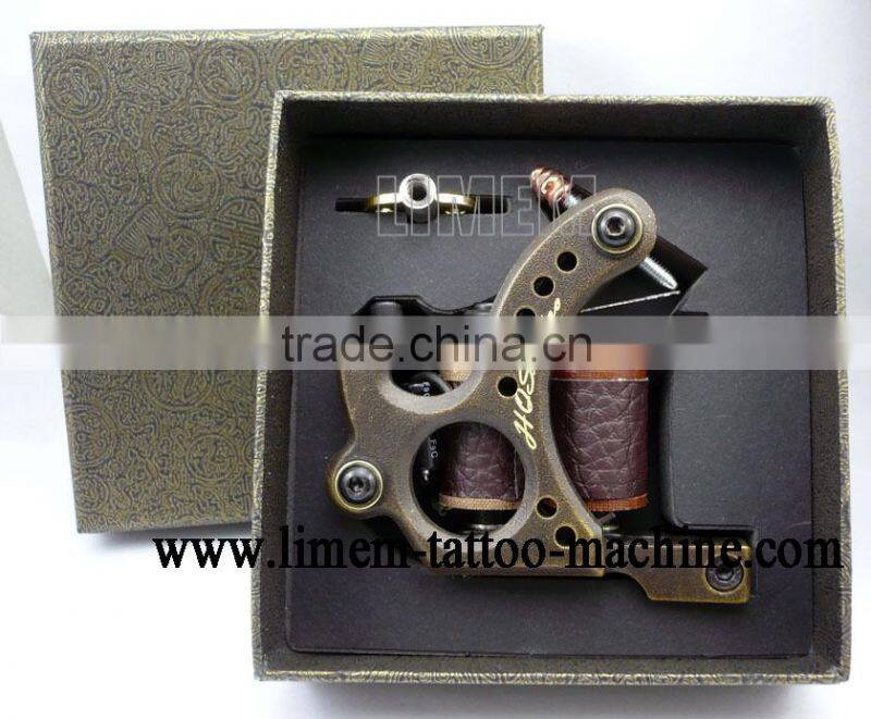 newest High quality copper Balance handmade Tattoo Machine with letter