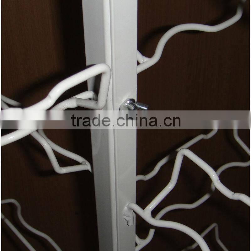 elegant shape metal floor mugs rack for promotion