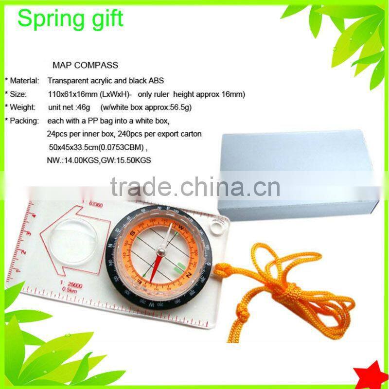 Ruler Map Measure compass with Magnifier