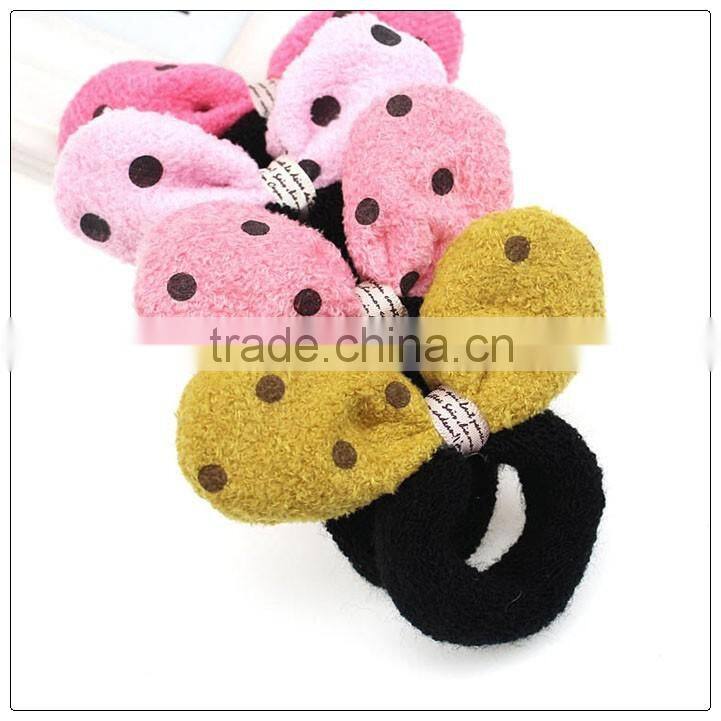 Fancy Design Classic Best Price Girls Bow Elastic Band for Hair