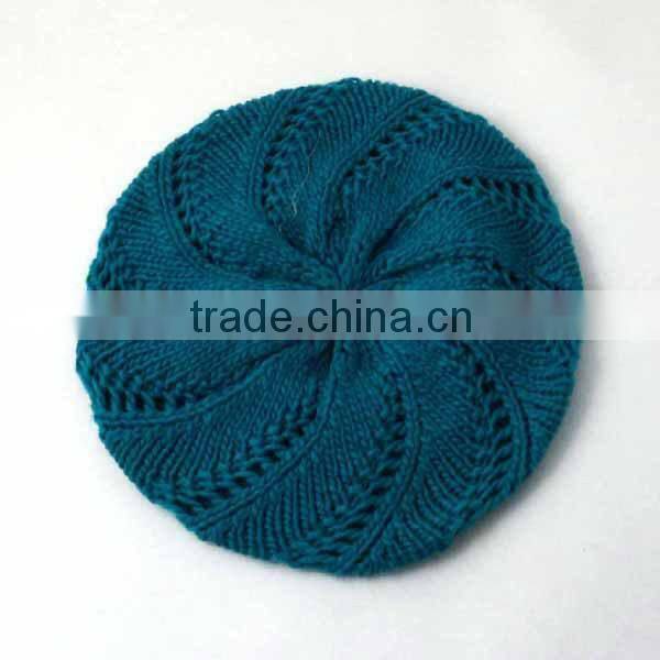 Beautifully crochet beret hats for girls