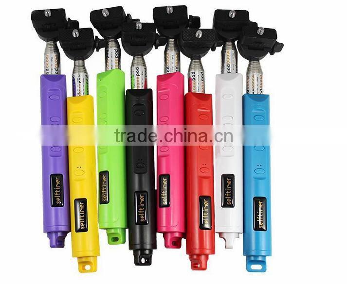 New 2 in 1 Wireless zoom fucntion monopod bleutooth selfie stick
