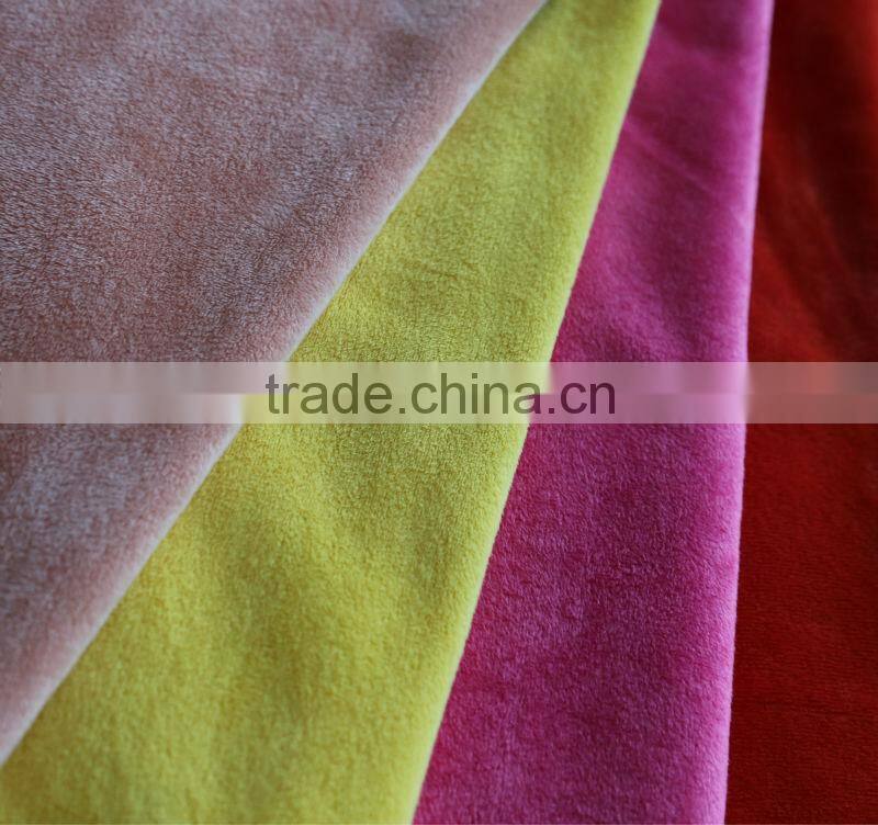 poly artificial fur fabric using for hot water bag