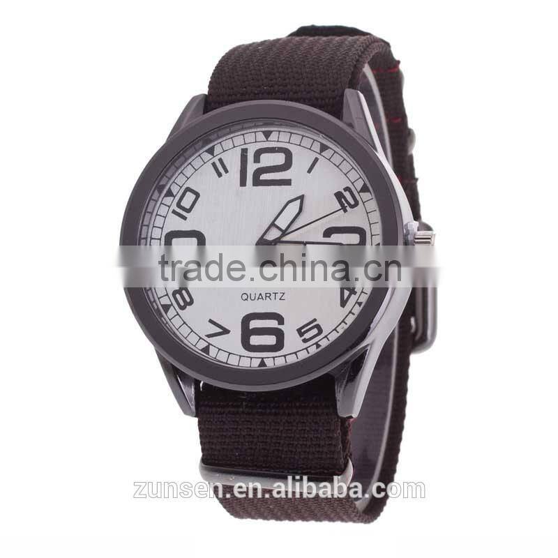 2016 Military Watch Men Quartz Analog Clock Nylon Leather Canvas Strap Clock Sports Watches Army Relogios Masculino
