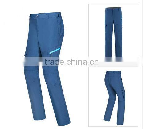 Custom Summer Removable Camping Quick Dry Pants