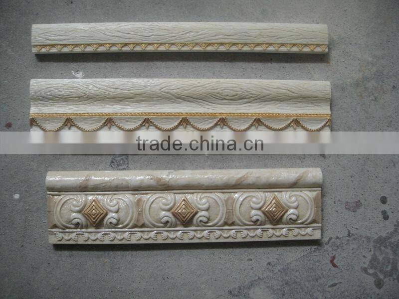 wall tiles matching resin border designs
