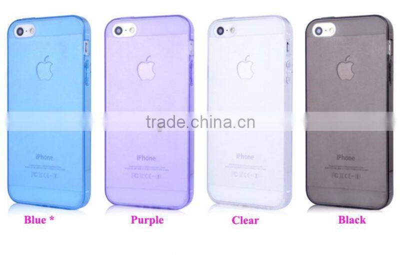 Sample Free!! Wholesale High Quaity Soft Plastic Phone Case For iPhone 5S 5C &Samsung S5 S4