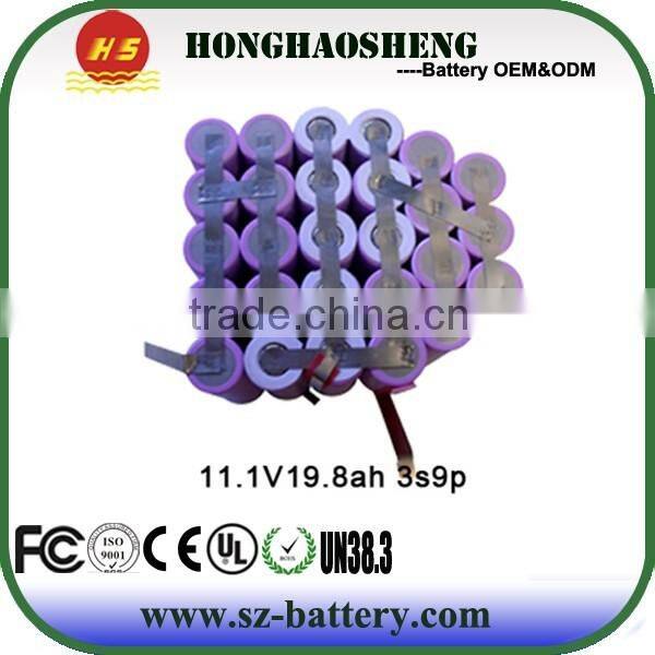 High Effect Rechargeable Battery Lifepo4 32V 20AH Battery In The China