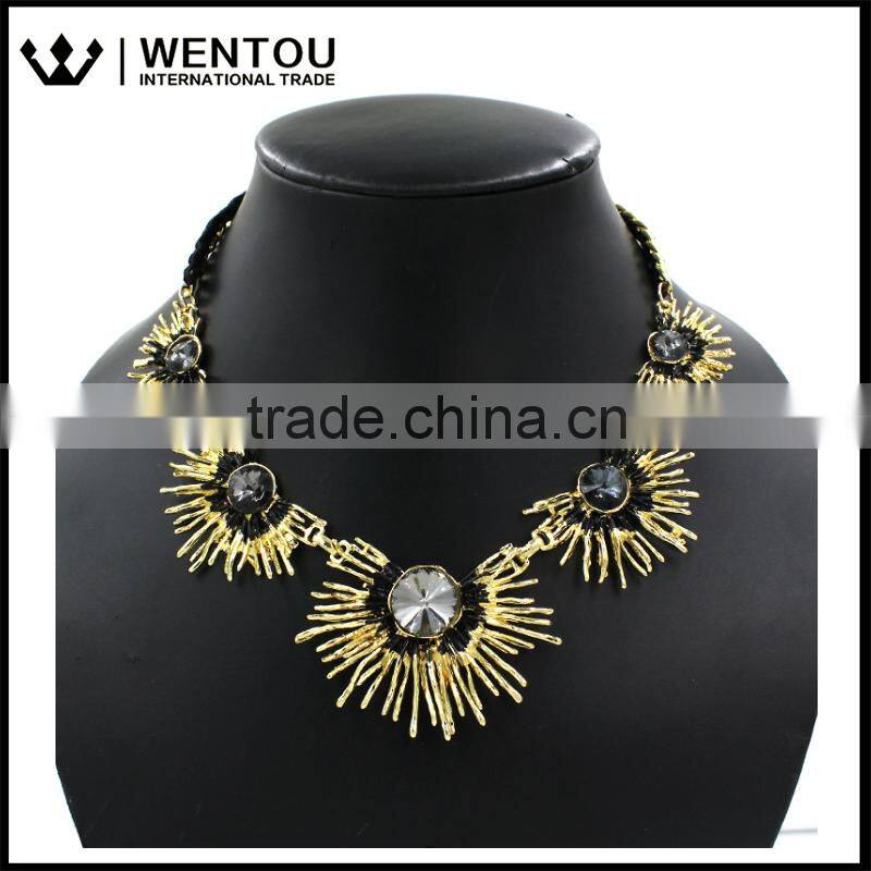 Hot Sell Fashion Silver Alloy Necklace/ Gold Alloy Necklace