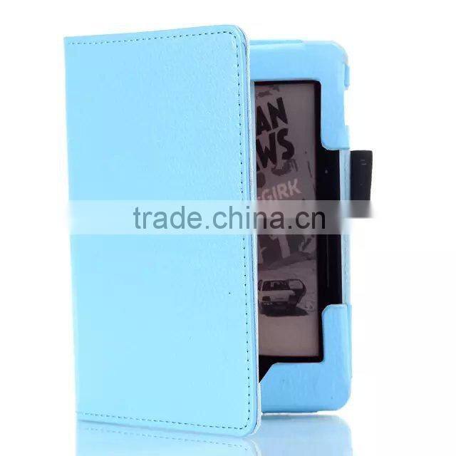 Flip Folio Stand Leather Case For Amazon Kindle Voyage 6 Inch Ebook Ereader