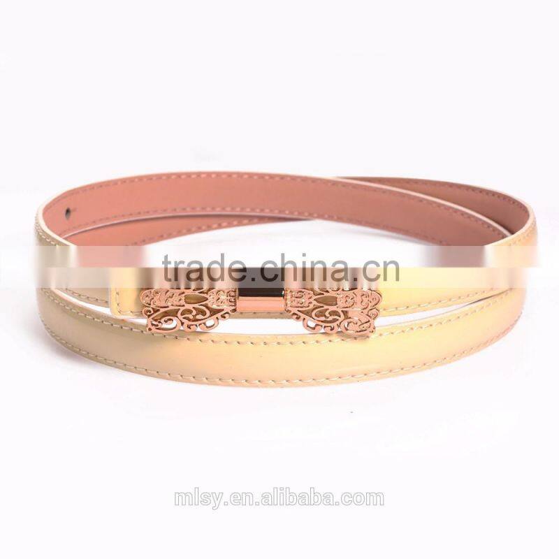 Decorative chain waist dress belt for women