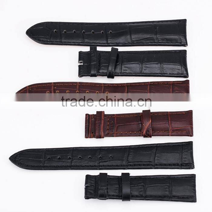 Custom Printing Logo Low Cost Pantone Color Leather Western Watch Band