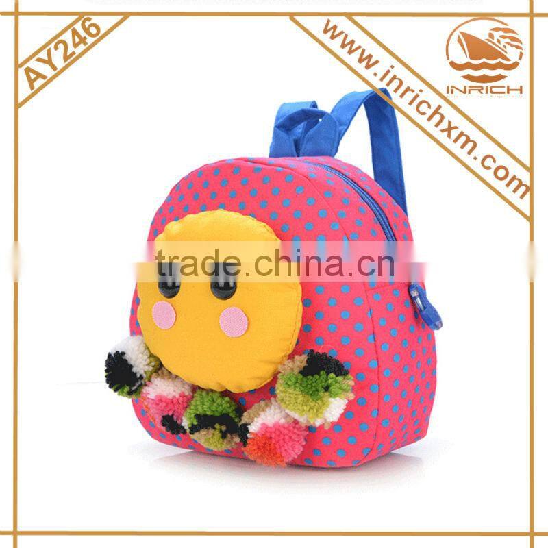 2016 Kindergarten 3D Cartoon Child School Bag for kids
