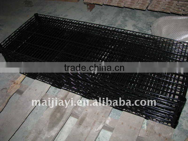 chrome wire shelving