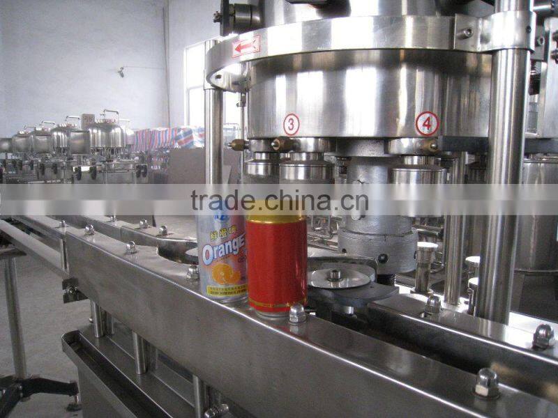 automatic aluminum beverage cans filling machine