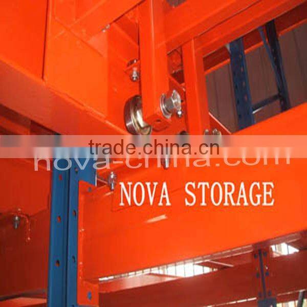 Warehouse Space Saving Push Back Racking from NOVA
