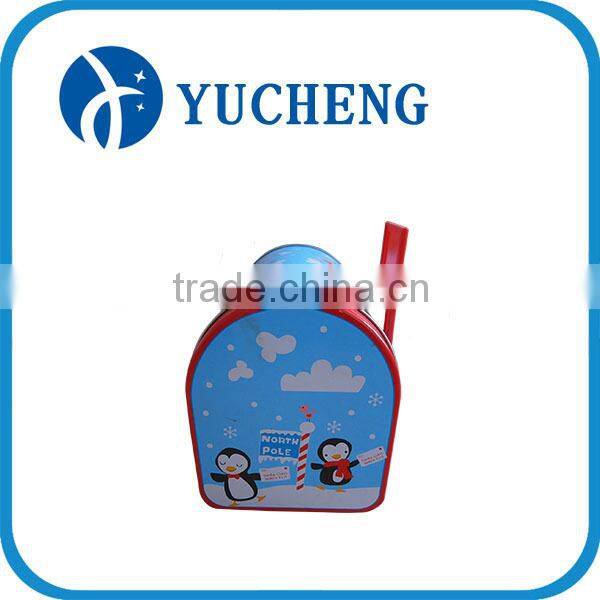 irregular gift small mailbox metal can tin box