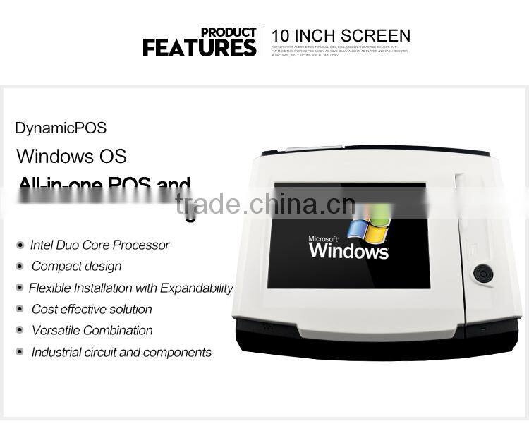 Window POS Terminal Device with Printer with Touch Screen