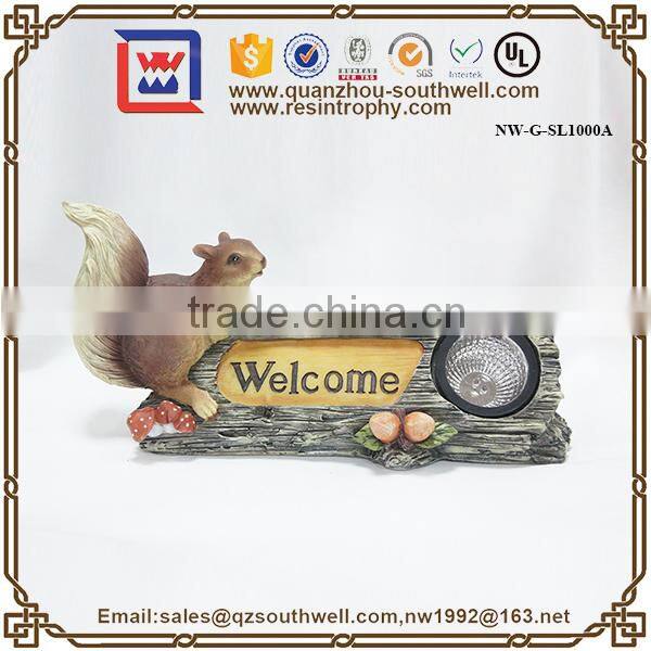 Squirrels Animal Shaped Light For Home And Garden Decor Solar Garden Light