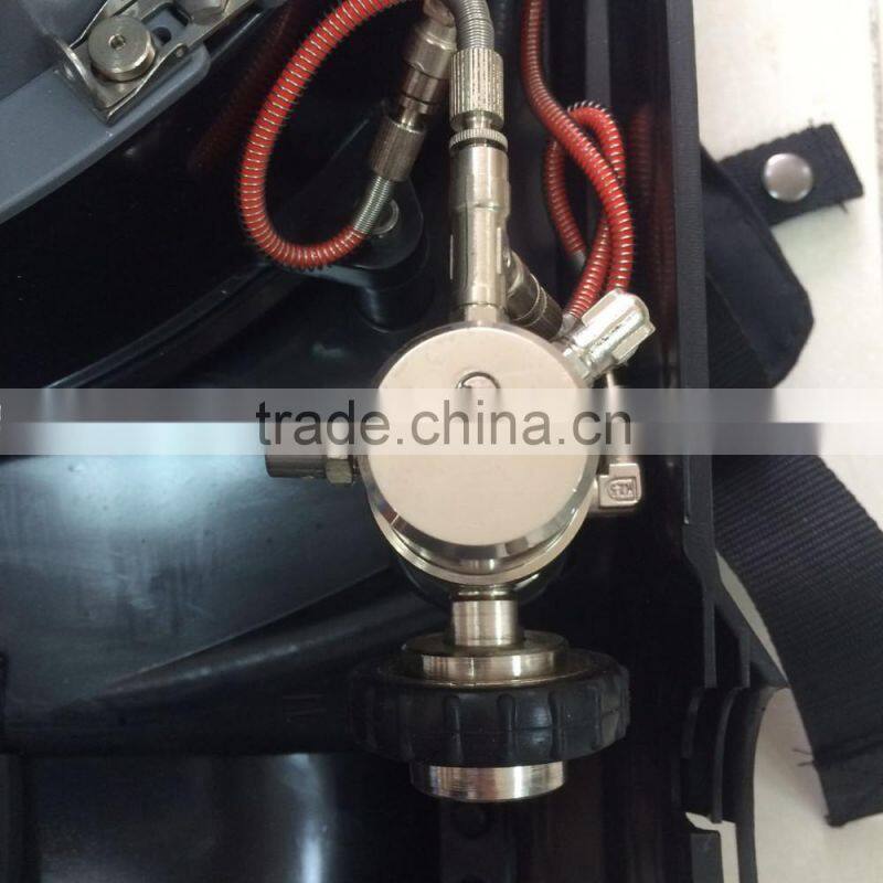 Self rescuer portable oxygen respirator