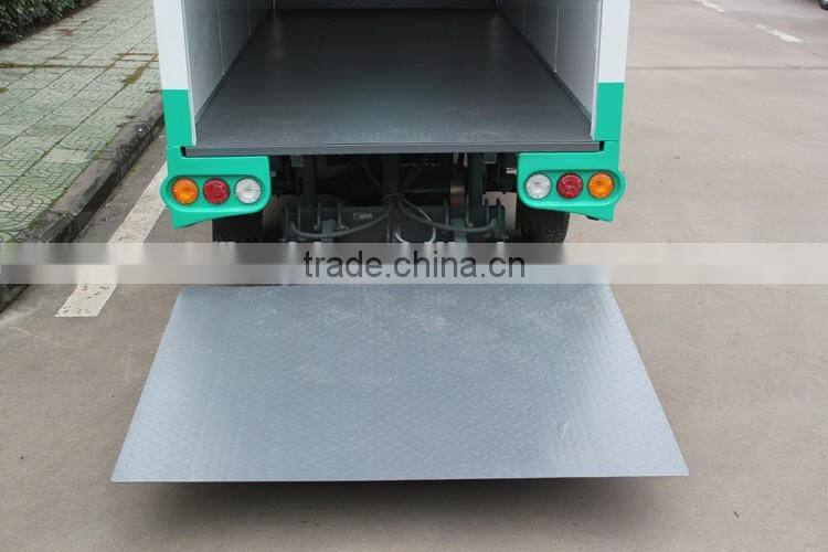 Newest electric mini van truck with platform for sale with CE certificate from China